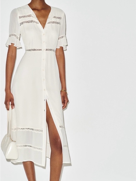Reformation Dresses & Skirts - ReformationWoodson Dress Ivory